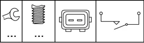 HELLA HELLA 6ZF008621-251 Hella 6ZF008621-251 Switch reverse light Fits Audi Seat Skoda A3 Bora Caddy Golf 