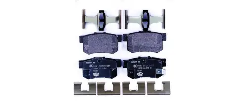 Hella 8DB355015-611 Rear Brake Pad Set Fits Fiat Suzuki Sedici Swift Sx4
