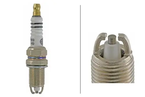 Hella 8EH188704-091 Spark Plug Fits BMW Citroën Dacia 5 Series 1007 106 206 206+