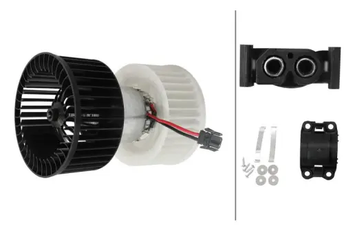 Hella 8EW366400-091 Heater Blower Motor Fits BMW X3