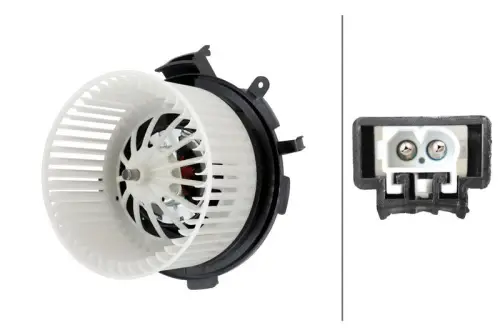 Hella 8EW366400-101 Front Heater Blower Motor Fits Mercedes VW Crafter 30-35