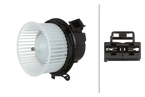 Hella 8EW366400-401 Heater Blower Motor Fits Mercedes C Class CLS E Class SL