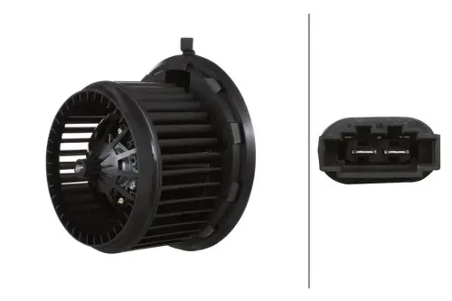 Hella 8EW366400-661 Rear Heater Blower Motor Fits Audi Porsche Seat Alhambra