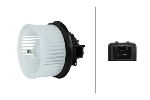 Hella 8EW366401-871 Heater Blower Motor Fits Ford Fiesta