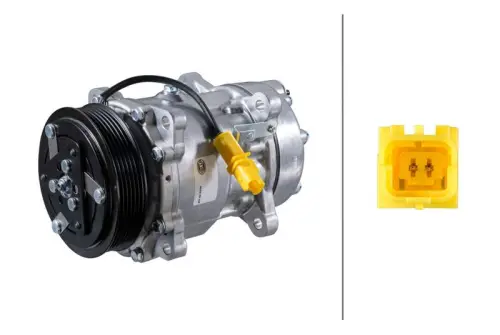 Hella 8FK366200-551 Air Con Compressor Fits Citroën Fiat Lancia 307 Sw 607 807