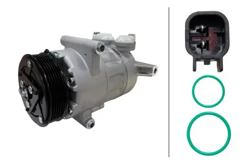 Hella 8FK366202-121 Air Con Compressor Fits Citroën Ford Peugeot Boxer Jumper
