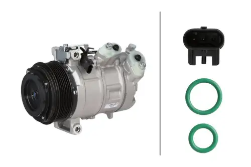 Hella 8FK366203-461 Air Con Compressor Fits Mercedes C Class