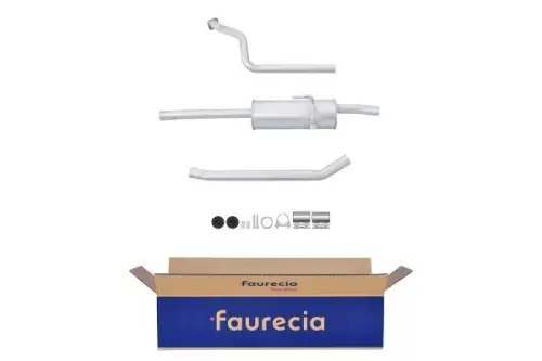 Hella 8LB366020-211 Front Exhaust Silencer Fits Citroën Fiat Peugeot Expert