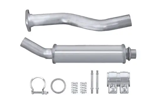 HELLA HELLA 8LB366020-461 Hella 8LB366020-461 Front Exhaust Silencer Fits Citroën Peugeot Berlingo 