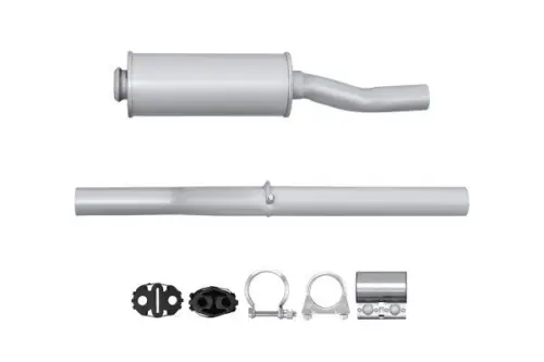 HELLA HELLA 8LB366020-491 Hella 8LB366020-491 Front Exhaust Silencer Fits Citroën C5 