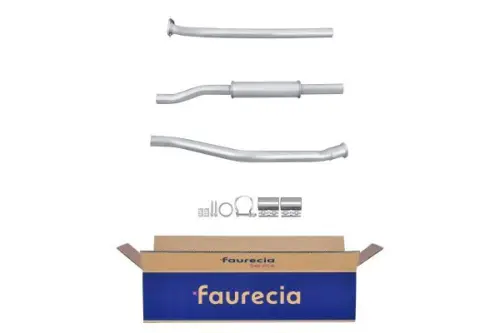 Hella 8LC366023-311 Centre Centre Exhaust Silencer Fits Citroën Xsara