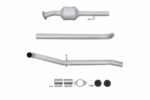 HELLA HELLA 8LE366051-411 Hella 8LE366051-411 Centre Catalytic Converter Fits Fiat Doblo 