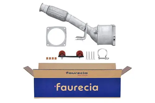 Hella 8LE366052-491 Front Centre Catalytic Converter Fits Citroën Peugeot 407 Sw