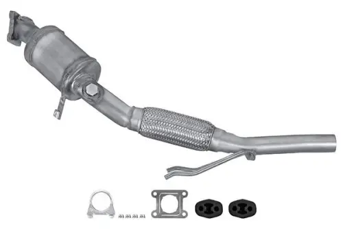 HELLA HELLA 8LE366054-591 Hella 8LE366054-591 Front Catalytic Converter Fits Seat Skoda VW Citigo Load Up 