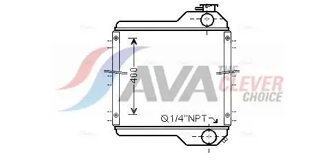 Radiator, engine cooling
