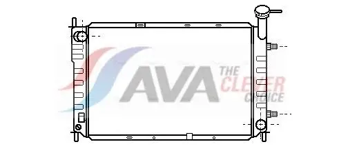 AVA FD2184 Radiator Fits Ford Taurus
