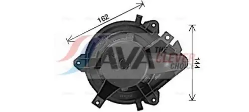 AVA FT8485 Heater Blower Motor Fits Fiat Idea Lancia Musa Ypsilon