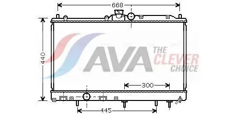 AVA MT2196 Radiator Fits Mitsubishi Lancer EVO IX MR968734