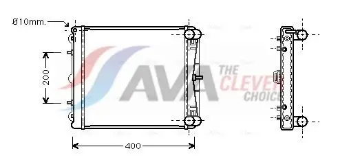 Radiator, engine cooling