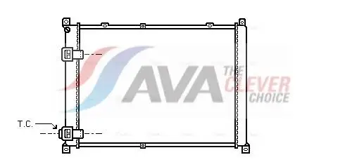AVA RT2140 Radiator Fits Renault Safrane I Safrane II