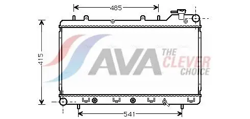 AVA SU2016 Radiator Fits Subaru Impreza Forester 45199FA030 45199FC021